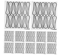 Veemoon Autocollants 100 Pièces Adhésifs de Protection en Pvc Couleurs Variées pour Maillots de Bain et Protège-slips pour Supermarché et Boutique