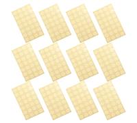Veemoon Autocollants Autocollants en Pvc pour Renforts Perforés de Papier à Feuilles Mobiles, 12 Feuilles Khaki, Réparation et Décoration pour Classeurs et Tableaux Comportementaux