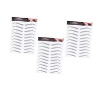 Veemoon Autocollants Imperméables pour Sourcils Artificiels Lot de 3 Réutilisables Faciles à Appliquer pour Sourcils Outil de Maquillage Pratiques en Voyage Pochoirs