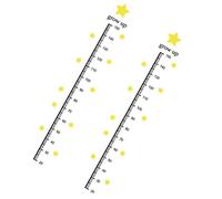 Veemoon Autocollants Muraux Étoiles pour Garçon et Filles Tableau de Croissance, Pvc Solide, Image en Couleur Vive, Décor pour Chambre D'garçon et Filles ou Salle de Jeux
