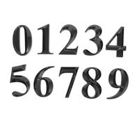 Veemoon Autocollants Numérotés 3D pour Signalisation Lot de 10 Chiffres 0 à 9 Résine Imperméable 5 Cm pour Porte Boîte aux Lettres Adresse Appartement Installation Facile