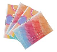 Veemoon Autocollants pour Notes de Kalimba 17 Tons, 4 Pièces Colorées Motifs Crayons et Bulles, Autocollants Pratiques pour Piano à Pouces, Adaptés aux Débutants et Apprentissage Facile