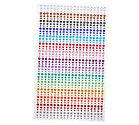 Veemoon Autocollants Strass Visage Bijoux De Maquillage Autocollants Auto-adhésifs Coloré Taille Unique Pour Adultes Festival Fête Corps Visage