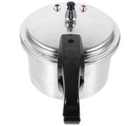 Veemoon Autocuiseur 4 L en Alliage D'aluminium Argenté Compatible Cuisinière à Induction et Gaz, Sûr et Facile à Nettoyer, Accessoire Cuisine et Présent de Pendaison de Crémaillère