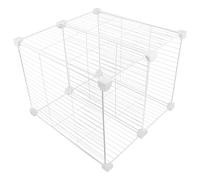 Veemoon Bac de Séparation pour Congélateur 30X37X36 CM en Fil Métallique Séparateur et Organisateur de Rangement pour Réfrigérateur Coffre Panier Robuste pour Congélation Optimale