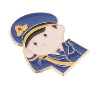 Veemoon badge broche médaille pour manteau insigne d'officier broche médaille pour uniforme médailles pour récompenses broche médaille pour veste insignes broches médailles alliage Bleu