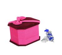 Veemoon Bague Aromatique Réglable Bleu Métal Électrolytique, Ornement De Doigt Pour Fêtes Et Festivals, Anneau De Bijou Parfumé Multifonction Élégant