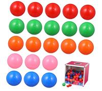 Veemoon Balles Ping-Pong Colorées 100 Pièces 4 Cm Boules de Loterie Numérotation pour Tombola Jeux de Bar et Événements