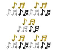 Veemoon Ballons Décoratifs Notes de Musique 30 Pièces Aluminium Multicolore Ensemble Réutilisable Décoration Fête Anniversaire Concert Bar Intérieur Extérieur