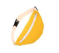 Veemoon Banane pour Enfants De Rangement sur Toile Sangles Fille Portable Banane en Toile Bandoulière Étanche De Rangement Portatif Taille pour Enfants Yellow