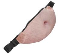 Veemoon Banane pour Homme Multifonctionnelle en PU Banane Antivol de Voyage Rangement Téléphone Créatif Imperméable Randonnée et Activités Plein Air 1 Pièce