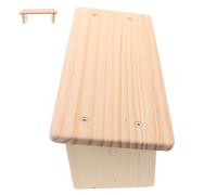 Veemoon Banc à Genoux de Prière en Bois, Prie-Dieu Beige, Portable et Compact, pour Prière Personnelle et Église, Style D’église Traditionnel