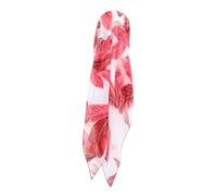 Veemoon Bandeau Anti-chute De Cheveux Pour Femme Style Pirate Ethnique En Coton Large Bord Couleur Feuille Rouge Profond Bonnet Chimio Souple Et Élastique Protection Sommeil