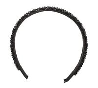 Veemoon Bandeau Cheveux Femme Chic à Perles Noires Serre-tête Léger Et Confortable Pour Coiffure Et Usage Quotidien
