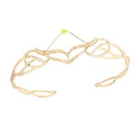 Veemoon Bandeau Couronne Rétro En Alliage Doré Taille Unique Bandeau Pour Femmes Look Festif Quotidien Léger Et Confortable