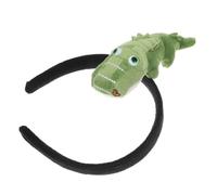 Veemoon Bandeau Crocodile Vert Réaliste Accessoire Poupée pour Fête Cosplay Déco Stand Serre-tête Unique et Polyvalent pour Âges Variés