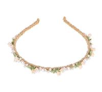 Veemoon Bandeau de Mariage Bijou de Tête Élégant en Alliage Or Fleurs de Muguet Créer une Coiffure Belle et Confortable pour Lors de Banquets ou Soirées