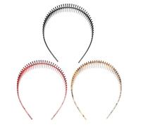Veemoon Bandeau Forme de U en Oxford 3pcs pour Femme, Accessoire Coiffure Confortable et Élégant, pour Lavage Visage et Rassemblements Familiaux