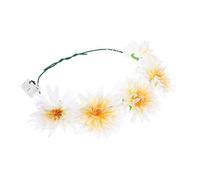 Veemoon Bandeau LED Lumineux à Fleurs pour Fête Hawaïenne et Confortable Accessoire de Tête Décoratif et Filles