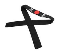 Veemoon Bandeau Samouraï Japonerie Multifonction en Tissu Ajustable Noir pour Hommes, Bandeau de Karaté et Chef Sushi, Accessoire pour Arts Martiaux et Fêtes, Taille Unique