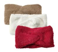 Veemoon Bandeaux Larges En Fourrure Doublée Chaude, Lot De 3, Serrage-tête Cache-oreilles Hiver Pour Femmes Et Filles, Accessoire Confortable Et Doux Hiver