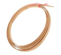 Veemoon Bandes à Tresser en Bambou Naturel 1 CM X 05 MM X 4 M - 2 Pièces pour Vannerie Artisanale Création de Paniers et Décoration Mariage Matériau Léger et Résistant pour Loisirs