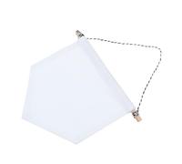 Veemoon Bannière Murale Fanion Toile Blanche S Support Exposition pour Badges Émaillés et Broches Décoration Murale Créative pour Chambre et Bureau