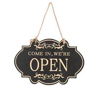 Veemoon Bar Enseigne En Bois Double Face Suspendue Planches De Commerce Réversibles Décor De Ferme Pour Signe De Déjeuner Ouvert Fermé Signe Ouvert/fermé Bureau Ancien Plaque Suspendue