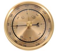 Veemoon Baromètre Portable Multifonction Petit pour Maison, Station Météo Intérieure Compacte, Affichage Cadran Précis, Indicateur Pluie et Ensoleillement, Instrument de Mesure Hygromètre Thermomètre