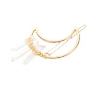 Veemoon Barrettes à Cheveux Cristal Naturel avec Design Géométrique et Lunaires Accessoires de Mode et Filles Parfaites pour Mariages et Occasions Spéciales