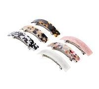 Veemoon Barrettes à Cheveux Pour Femmes 6 Pièces Couleur Mélangees Pinces à Cheveux Légères Accessoires De Coiffure Élégants Pour Occasions Spéciales Sans Traces