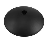 Veemoon Base de Tabouret de Barbier Ronde en Plastique Noir 400 Mm | Trou Central 5cm, Compatible Barstool et Chaise de Bureau, Usage Bars et Restaurants