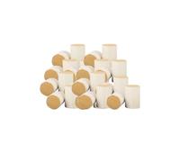 Veemoon Bâtons de Moxa Artisanaux Rouleaux de Moxibustion Papier Blanc Brûleur Doux et Sécurisé pour Soins Traditionnels