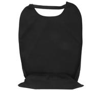 Veemoon Bavoir Bandana Imperméable en Polyester Noir pour Personnes Âgées - avec Ramasse-miettes Élastique - Protection Repas pour Adultes Handicapés et Soins Quotidiens