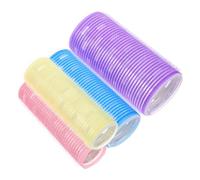 Veemoon Bigoudis Auto-agrippants à Cheveux 4 Pièces Petites Moyennes Grandes Très Grandes, Aluminium Thermoconducteur, Pour Cheveux -longs, Longs Et Franges, Bouclage Naturel Domicile Et Sommeil