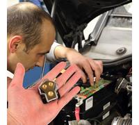 Veemoon Bloc de Distribution Audio Voiture 12 V en Alliage de Zinc 1 Entrée 0Ga 2 Sorties 4Ga Répartiteur Masse Amplificateur Auto Protection Système Audio pour Voiture Camion et