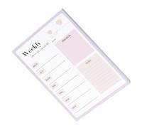 Veemoon Bloc-notes avec Planificateur Hebdomadaire Multifonction Carnet de Notes pour Bureau et Maison Organiseur de Planning Familial et Personnel Fournitures de Bureau Pratiques