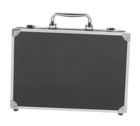 Veemoon Boîte à Outils Alliage Aluminium avec Doublure Éponge Mallette De Rangement Portable pour Hommes Idéale pour Documents Et Instruments sans Serrure