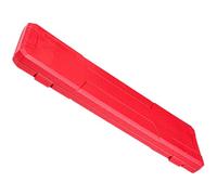 Veemoon Boîte à Outils de Rangement Plastique Rouge pour Pied à Coulisse 0-150 MM Étui de Protection Résistant aux Chocs Porte-Règle à Coulisse Portable pour Atelier et Voyage Petit