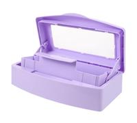 Veemoon Boîte à Outils Pour Ongles Plateau De Rangement Pour Coupe-ongles Étui De Nettoyage Pour Outils De Manucure Léger Et Compact Organisateur Pour Pinces à Épiler