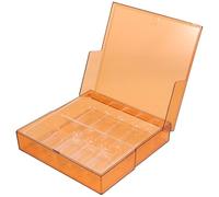 Veemoon Boîte à Remède en Acrylique Marron, Étui Porte-flacon pour Ampoules et Insuline, Portable, Usage Hospitalier et Urgence