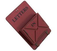 Veemoon Boîte Aux Lettres Murale Vintage Rouge avec Porte-courrier Et Porte-clés, Matériel Solide en Métal, Fixation Murale pour Entrée Et Bureau,