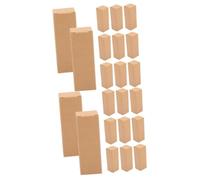 Veemoon Boîte De 50 Gloss à Vides En Papier Kraft - Récipients Parfumés Pour Stockage Et Vieillissement De Rouge à - Pratique Et