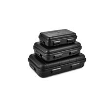 Veemoon Boîte de Rangement Étanche et Antichoc Grande Capacité pour Coffre de Secours Multifonction Extérieur Protection et Légère pour Camping et Aventure Noir