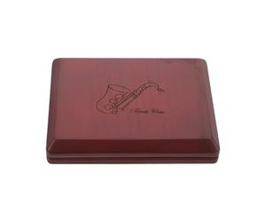 Veemoon Boîte de Rangement Étui à Anches pour en Bois Extérieur Résistant aux Rayures Portable, 12x10x1.5cm Saxophone Alto Clarinette, Adaptée aux Concerts en Plein Air