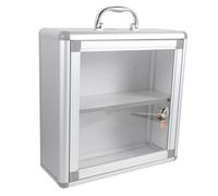 Veemoon Boîte de Rangement Médicaments Murale avec Serrure Coffret Compact et Organisateur Multi-Usage pour Maison Bureau et Extérieur de Stockage Sécurisée pour Pilules et Urgences