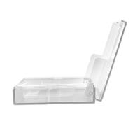 Veemoon Boîte de Rangement Plastique Médicale Anti-lumière pour Boîte de Stockage Compartiments pour Centre et Hôpital Hygiénique Robuste