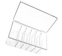 Veemoon Boîte de Rangement pour Outils d'Extension de Cils Couvercle Organisateur Cosmétique Multifonctionnel Support de Rangement Pratique pour Salon et Maison