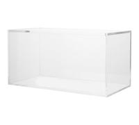 Veemoon Boîte de Rangement Vitrine Transparente en Acrylique Couvercle, Petite Boîte de Rangement pour Figurines et Objets de Collection, Maison et Bureau