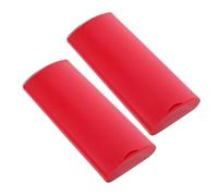 Veemoon Boîte de Récupération Magnétique pour Lames de Rasoir et Aiguilles Usagées, Lot de 2, Plastique Rouge Compact, Conteneur Sécurisé pour Déchets Piquants en Salon de